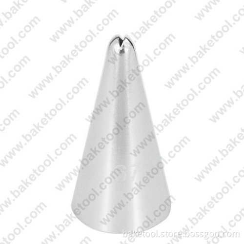 Stainless steel 304 cake decorating leaf nozzle #67